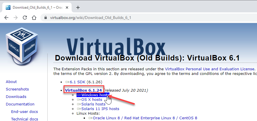 Virtualbox 6.1.24